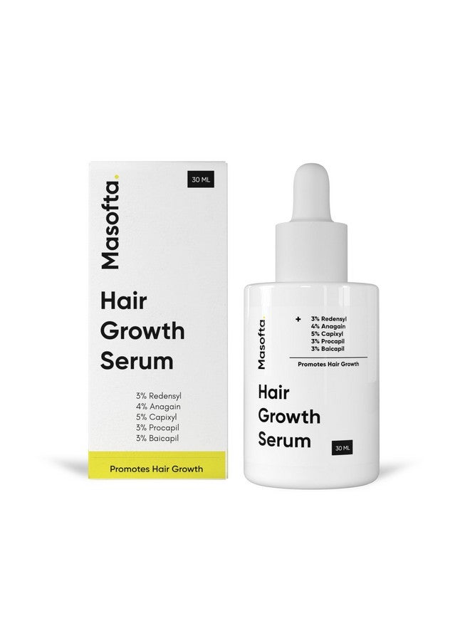 Masofta Hair Growth Serum with 3% Redensyl, 5% Capixyl, 4% Anagain, 3% Procapil & 3% Baicapil, Rosemary & Biotin For Hair fall Control & Promoting Hair Growth, For Both Men & Women, 30ML - Image 1