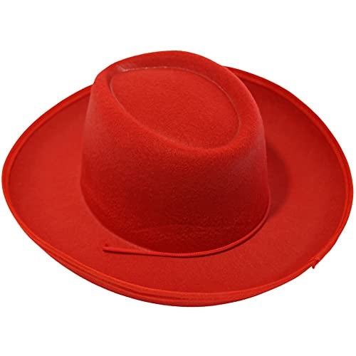 Making Believe Kids Western Rodeo Cowboy or Cowgirl Classic Costume Set - Vest, Red Hat, Bandanna - Size 4-6 - Image 4