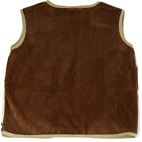 Making Believe Kids Western Rodeo Cowboy or Cowgirl Classic Costume Set - Vest, Red Hat, Bandanna - Size 4-6 - Image 3