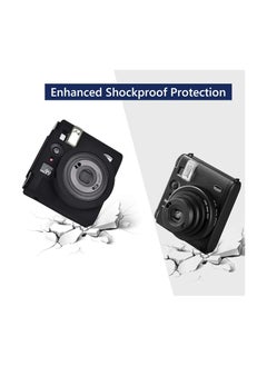 جنرال **غلاف واقي متوافق مع Fujifilm Mini 99، غلاف كاميرا Mini 99 من السيليكون اللين عالي الجودة لكاميرا Fujifilm Mini 99 الفورية، غلاف من المطاط اللين البلاستيكي بتغطية كاملة خفيف الوزن - أسود.**  - Image 4