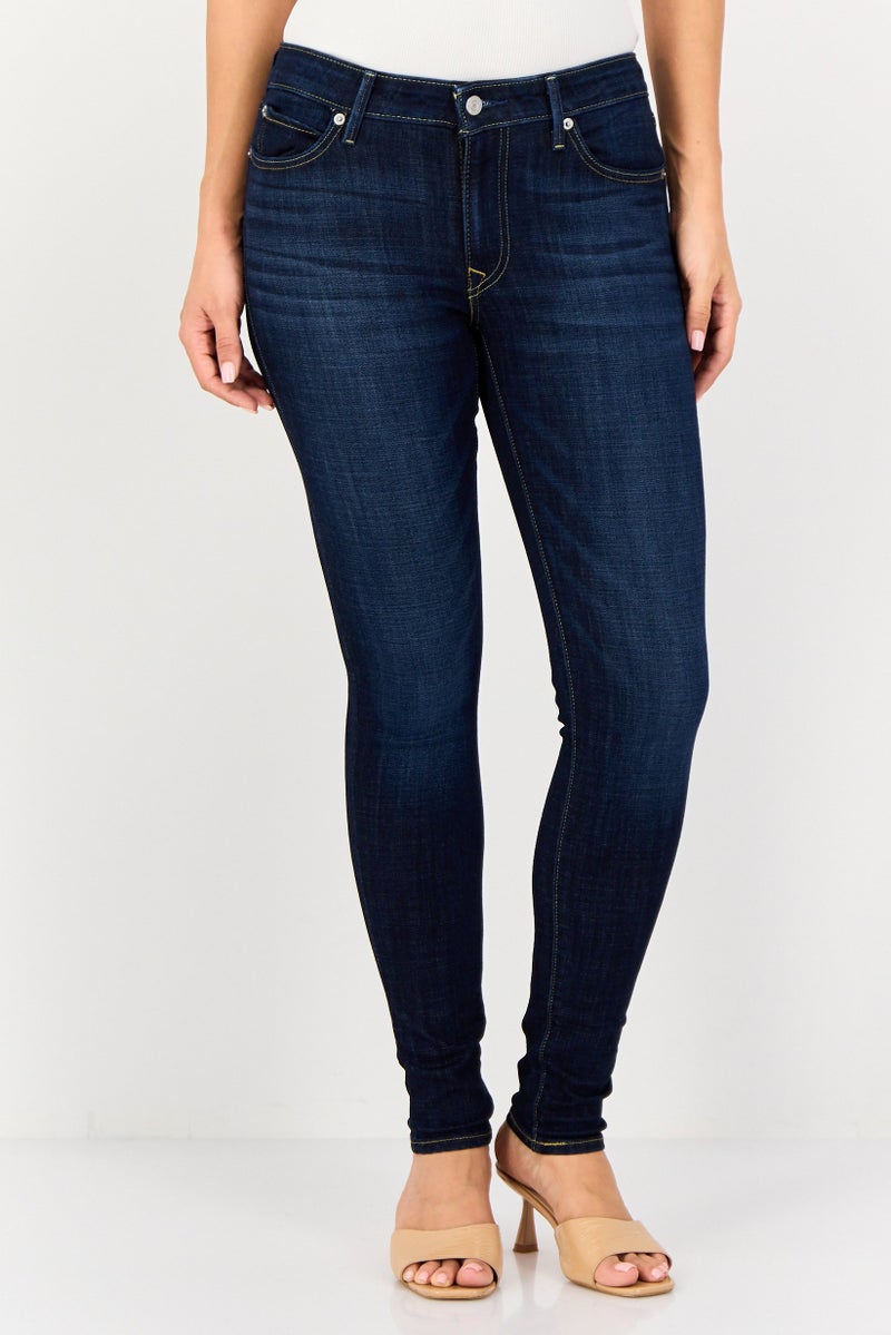 Levi's Women Skinny Fit High Rise Stretchable Jean, Medium Dark Blue - Image 1