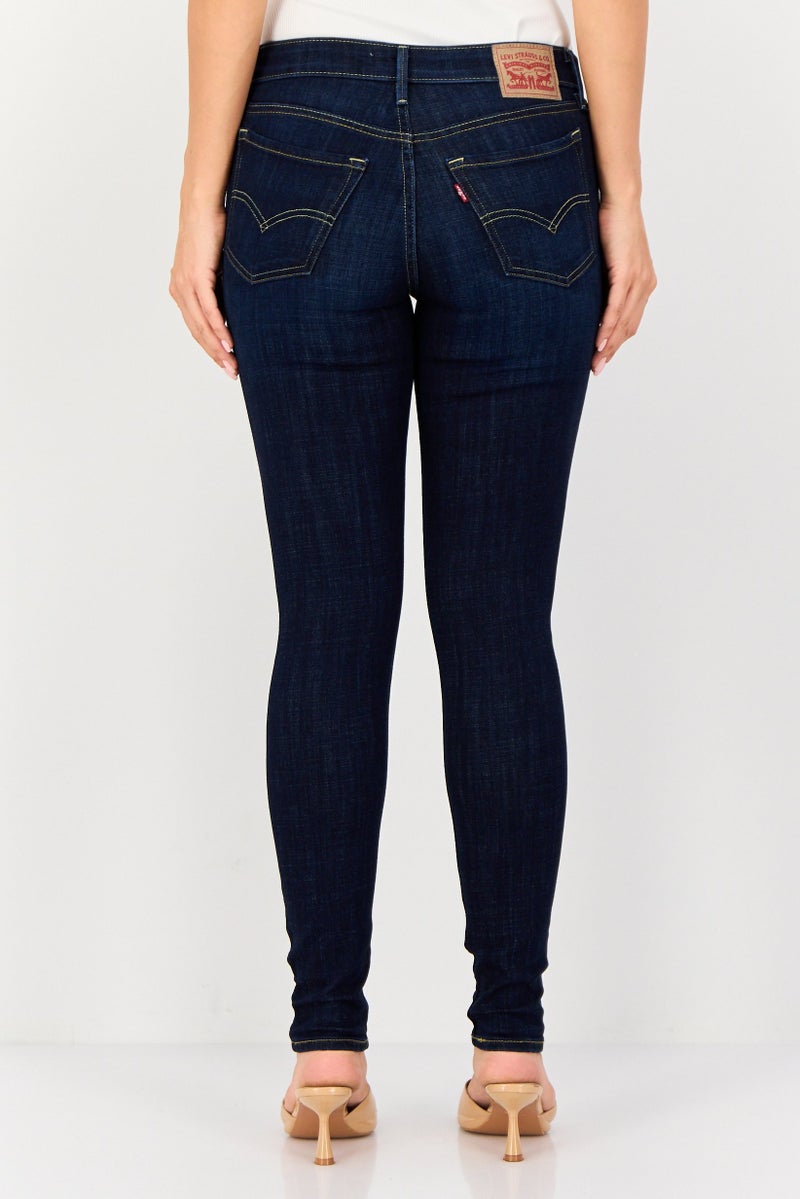 Levi's Women Skinny Fit High Rise Stretchable Jean, Medium Dark Blue - Image 4