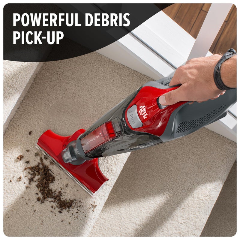Dirt Devil Scorpion Plus Handheld Vacuum Cleaner, Powerful Suction, Lightweight, Includes Pivoting Stair and Upholstery Tool, Crevice Tool, Corded Portable Vacuum Cleaner - Image 3