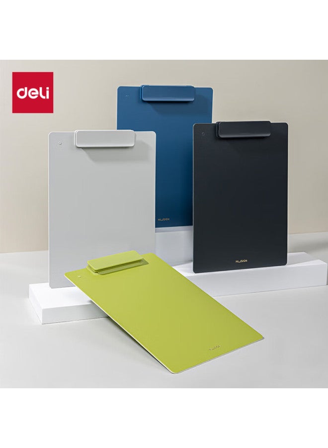 Deli A4 Pp Clipboard, Rotating Doent Folder, Writing Pad, Writing Board, Writing Mat, Magnetic File Folder, Report Folder, Elegant Black, Ns502 - Image 1