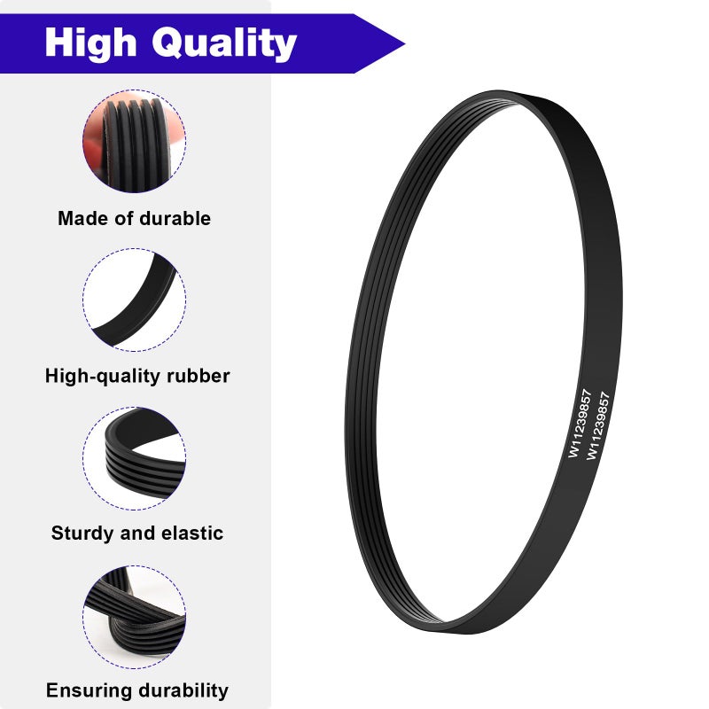 JIOTAR W11239857 W10808317 Washing Machine Belt Replacement Whirlpool Amana Maytag Top Load Washer Ps12578772 4845287 Ap6333320 - Image 4