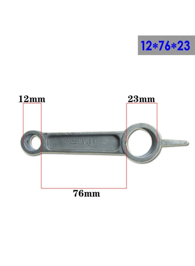 1 Pc Air Compressor Connecting Rod Silver Tone Aluminum Alloy For Air compressor pump Silver  - Image 3