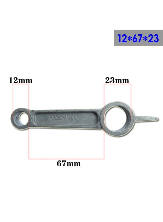 1 Pc Air Compressor Connecting Rod Silver Tone Aluminum Alloy For Air compressor pump Silver  - Image 1