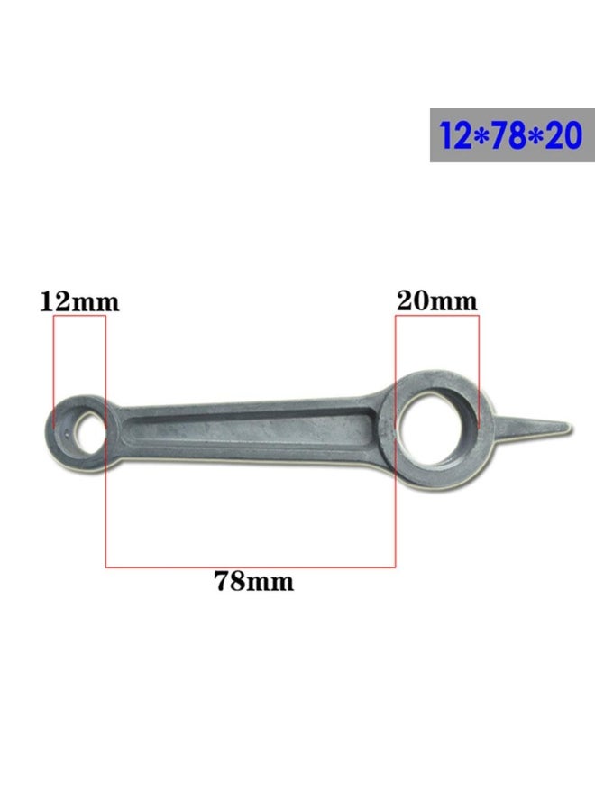 1 Pc Air Compressor Connecting Rod Silver Tone Aluminum Alloy For Air compressor pump Silver  - Image 4