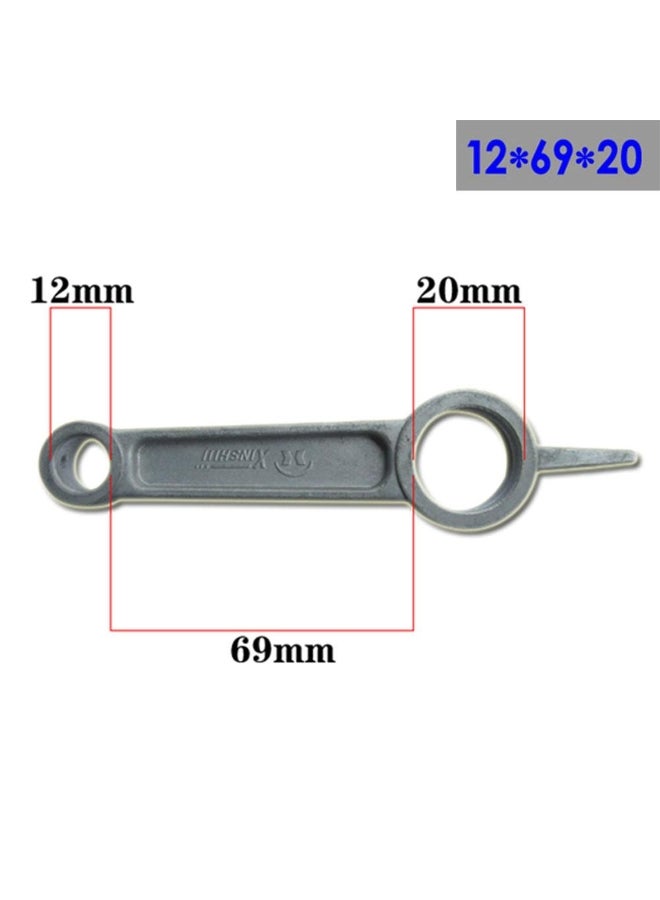 1 Pc Air Compressor Connecting Rod Silver Tone Aluminum Alloy For Air compressor pump Silver  - Image 2