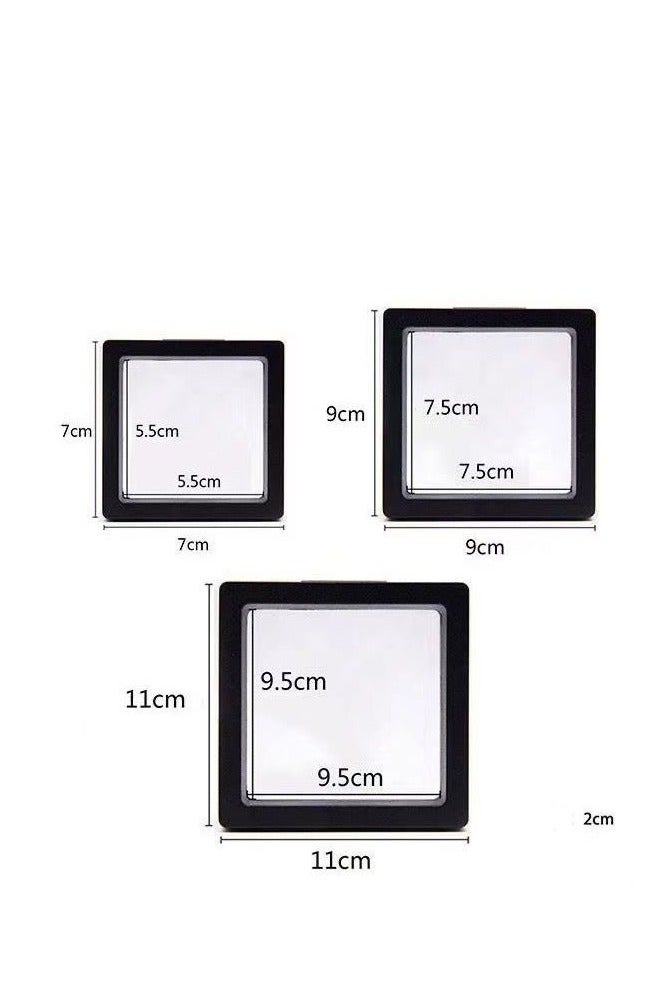 12 قطعة المعرض 3d المجوهرات إطار العائمة - Image 4