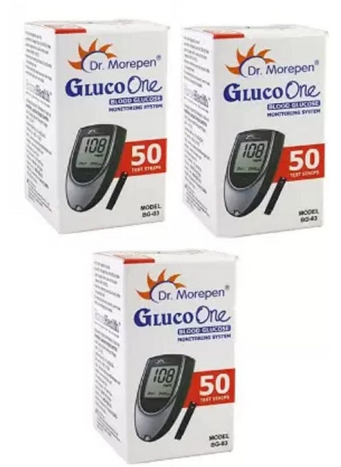 Dr. Morepen GLUCO ONE BG-03 150 Glucometer Strips