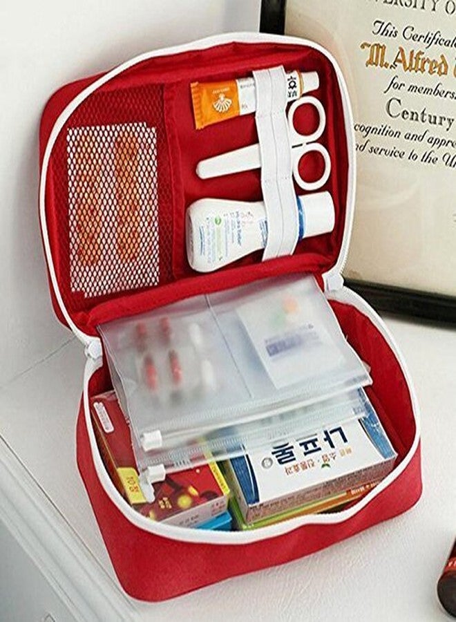 dhruheer Large Portable First Aid Pouch Multi-Function Medical Kits Storage Bag Organizer - Image 3