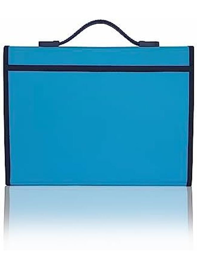 ماكسي ملف توسيع 13 شبكة بمقبض فيروزي 13 جيوب توسيع المجلدات المحمولة الأكورديون A4 منظم قابل للتوسيع - Image 4