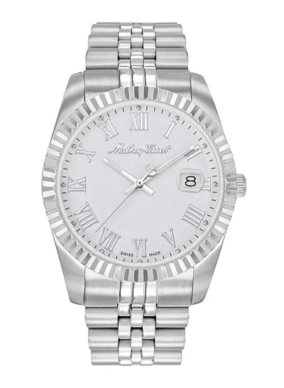 Mathey-Tissot Mathy III Roman White Dial Unisex Watch H810ABR