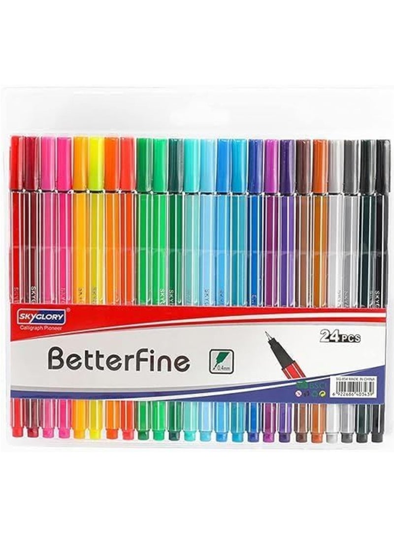 SkyGlory- BetterFine 24Pens 0.4mm