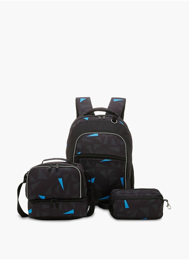 LBL by Shoexpress Printed 3-Piece Backpack Set - 41x15x29 cm  - Image 1