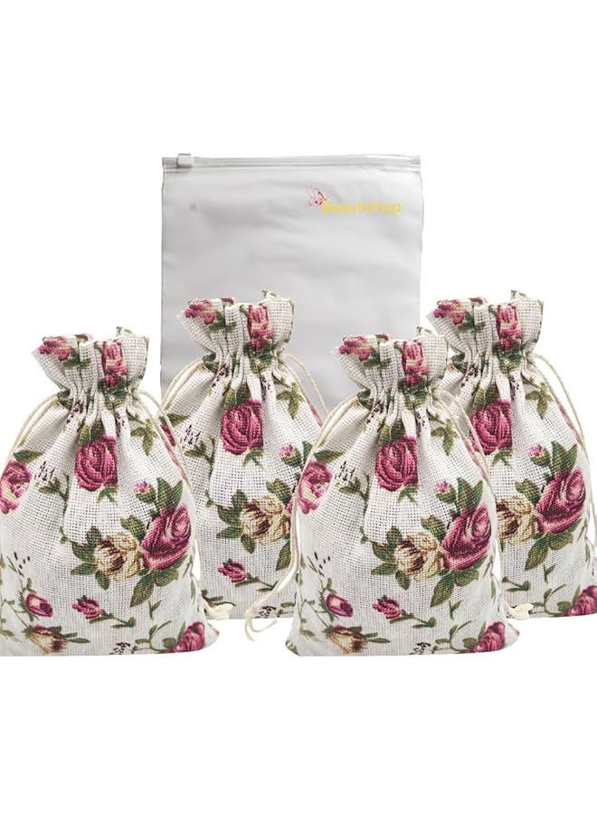 erorex Air Freshener Natural Flower Fragrance Sachet Home Fragrance For Home Cars And Office Strong Effect Lasting For 120 Days 15G Pack 4 Packets - Image 1