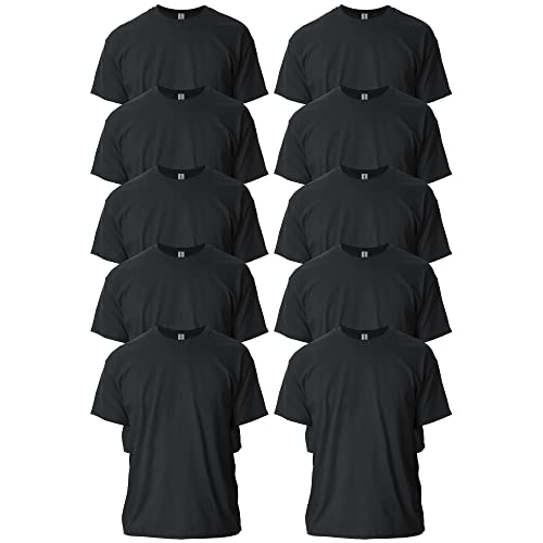 Gildan Adult Ultra Cotton TShirt Style G2000 Multipack Black 10Pack 5XLarge - Image 1