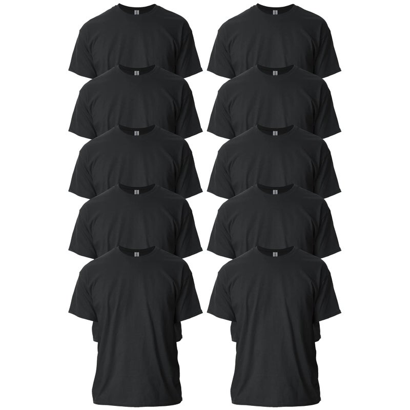 Gildan Adult Ultra Cotton TShirt Style G2000 Multipack Black 10Pack 5XLarge - Image 2