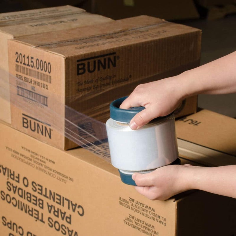 WOD Tape WOD SF-755 Durable Plastic Hand-Saver Lightweight Compact Stretch Film Wrap Holder & Dispenser Designed - Ideal for Shrink Film Wrapping Applications: Fits Any 3" in. Core (1-Pair) - Image 3