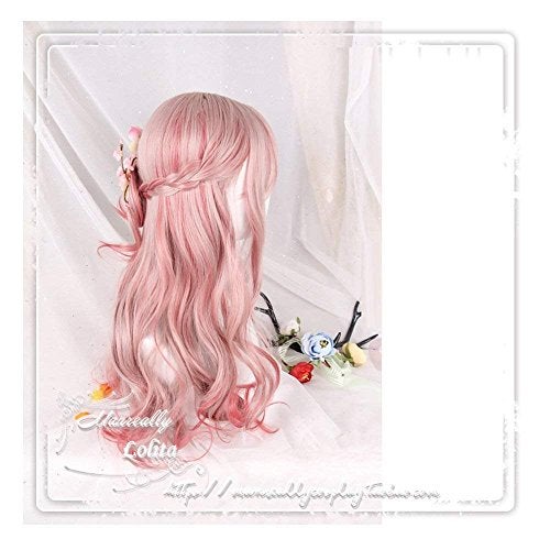 CHC FAIRY Women Girls Natural Looking Daily Wear Cute Light Purple Fluffy Curly Wig Japan Harajuku Sweet Lolita Club Costume Party Hair with Wig Cap - Image 5