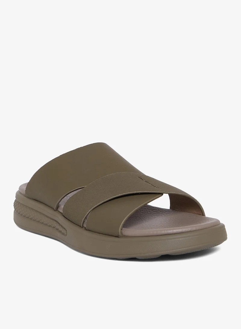 جيومني صنادل عربية مريحة للرجال – صنادل كلاسيكية مفتوحة الأصابع مع سرير مبطن للارتداء اليومي