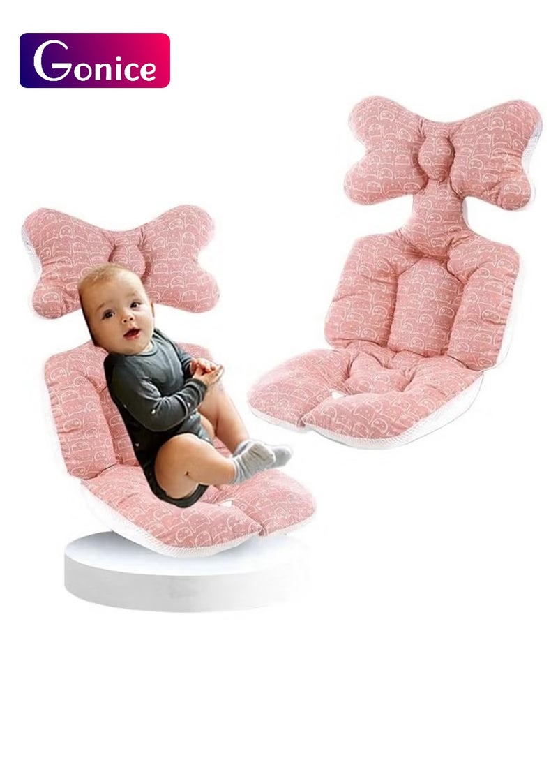 Gonice Baby Stroller Pad, Thick Cotton Breathable Stroller Car Chair Seat Cushion, Liner Mat Cover Protector  - Image 1