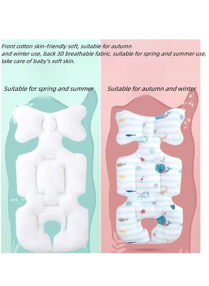 Gonice Baby Stroller Pad, Thick Cotton Breathable Stroller Car Chair Seat Cushion, Liner Mat Cover Protector  - Image 5