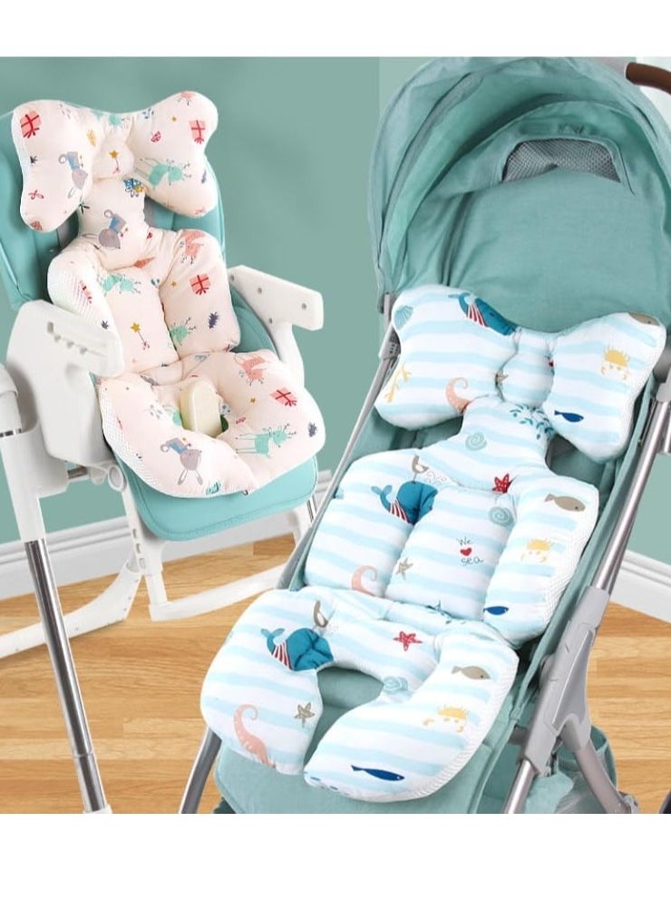 Gonice Baby Stroller Pad, Thick Cotton Breathable Stroller Car Chair Seat Cushion, Liner Mat Cover Protector  - Image 4