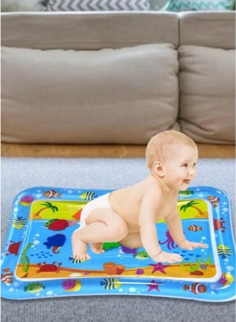 Infant Water Play Mat Safe And Harmless Inflatable Activity Center Spray Water Pad Promoting Baby Motor And Sensory Development  - Image 3