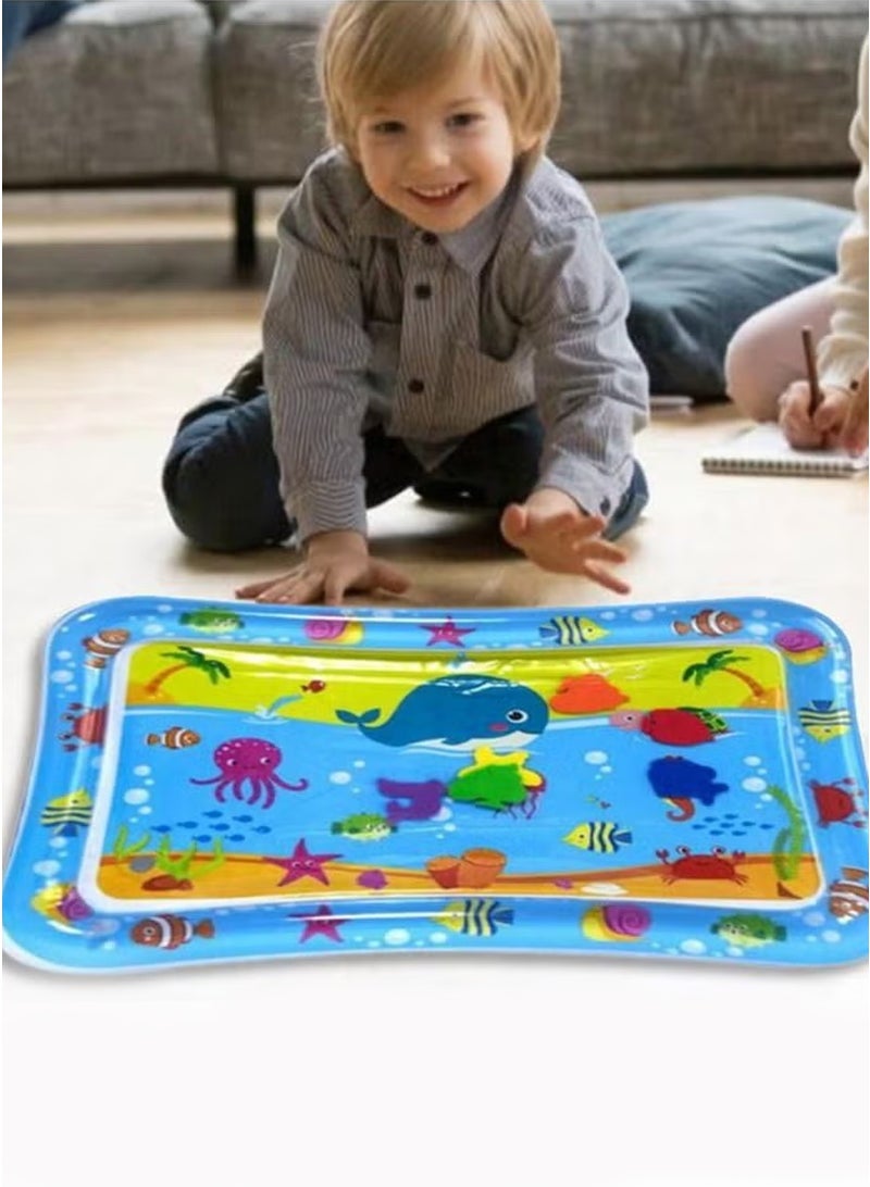 Infant Water Play Mat Safe And Harmless Inflatable Activity Center Spray Water Pad Promoting Baby Motor And Sensory Development  - Image 2