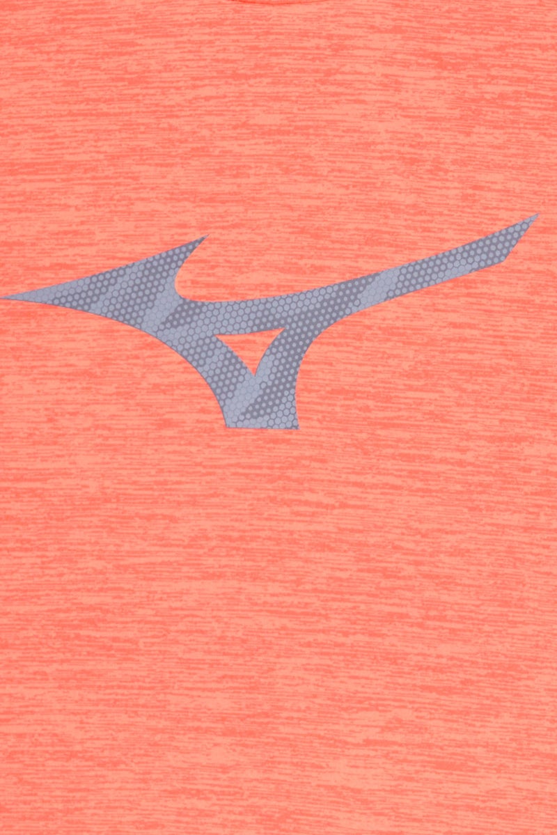 Mizuno Men Sportswear Fit Short Sleeve Training T-Shirt, Orange - Image 5