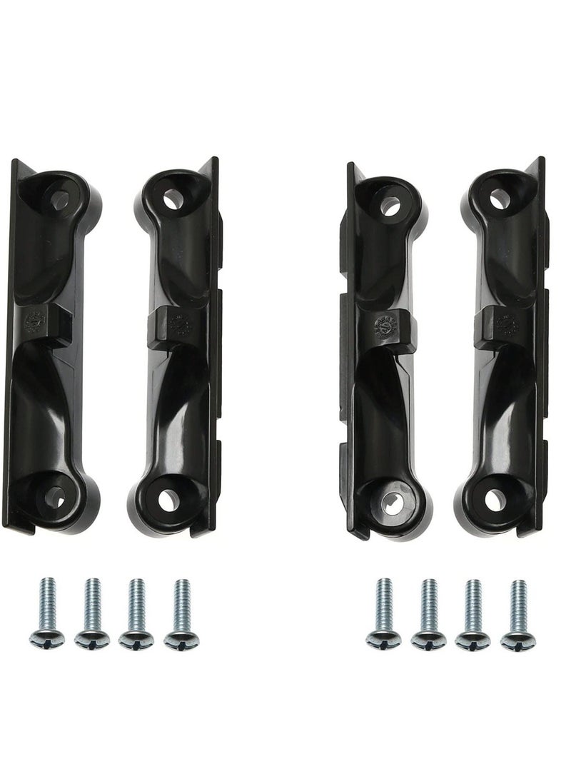 Y&D 4 PCS Black CPU Fan, AM4 Backplane Back Durable Heatsink Bracket, Fan Support Bracket for  - Image 1