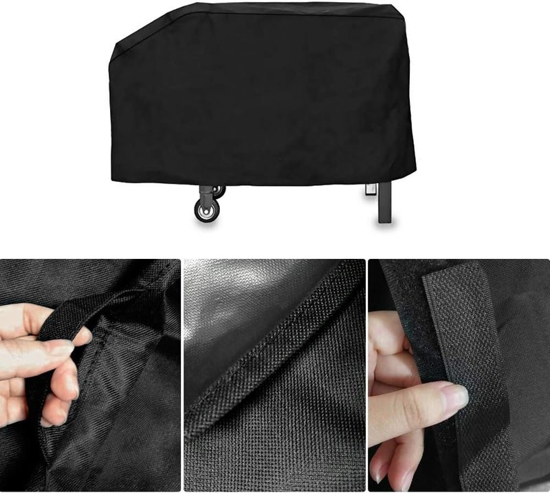 Outspark Outdoor 600D Water Proof Canvas Accessories Grill Cover for Blackstone 28 Inch Gas Grill Griddle Station Or Camp Chef Griddle Flat Top Grill Similar Size - Image 2