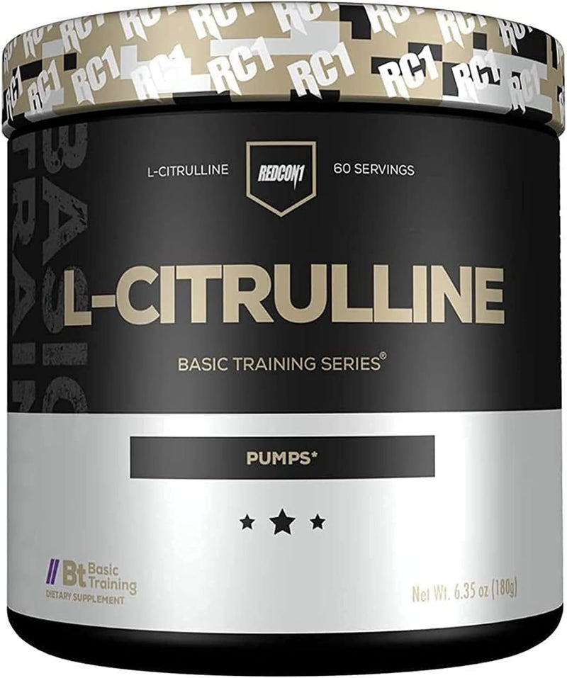 REDCON1 LCitrulline Pump Formula  Keto Friendly  Gluten Free Nitric Oxide Boosting Supplement  Muscle Pump Supplement with LCitrulline Powder 60 Servings - Image 1