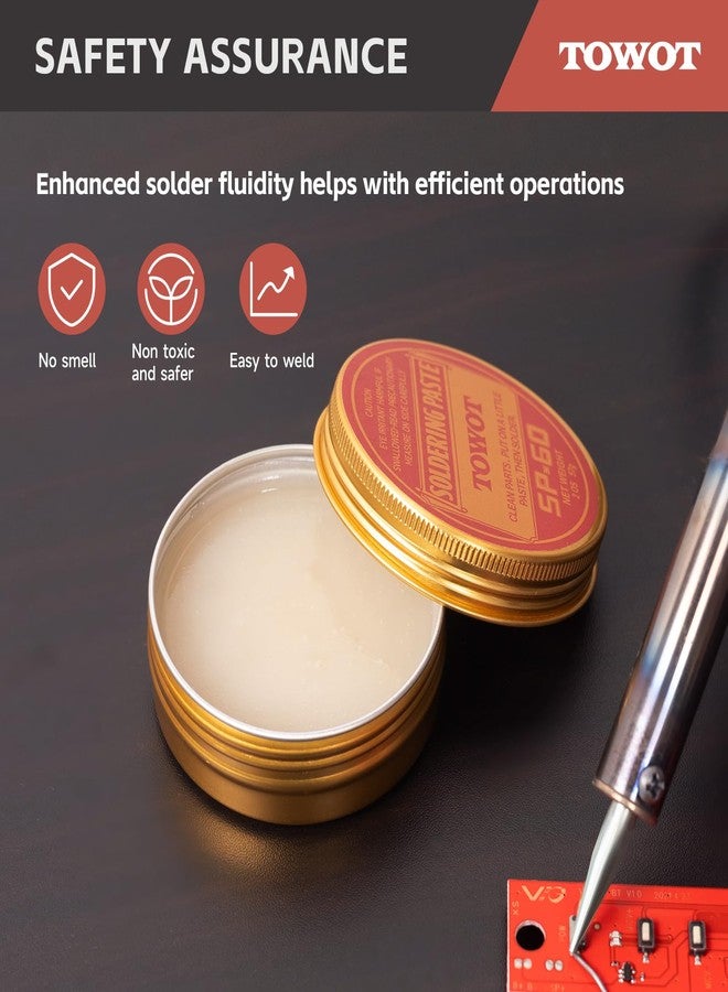 TOWOT Solder Flux for Soldering Flux Paste for Electronics Rosin 2.12 Oz (60g) - Image 5
