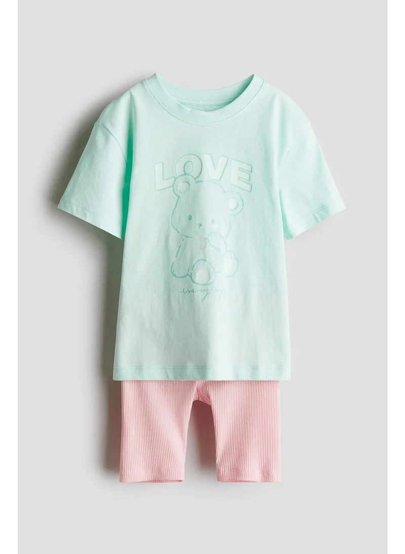 H&M 2-piece printed set