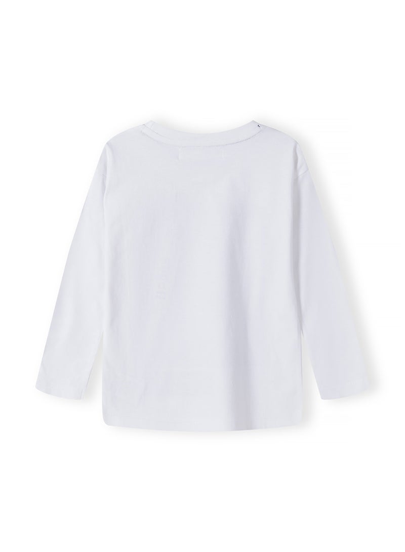 MINOTI Boys Long Sleeve Top with Print - Image 2