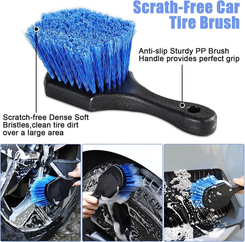 MAXVINI Car Cleaning Set with Telescopic Handle - Complete Interior & Exterior Wash Kit - Image 5