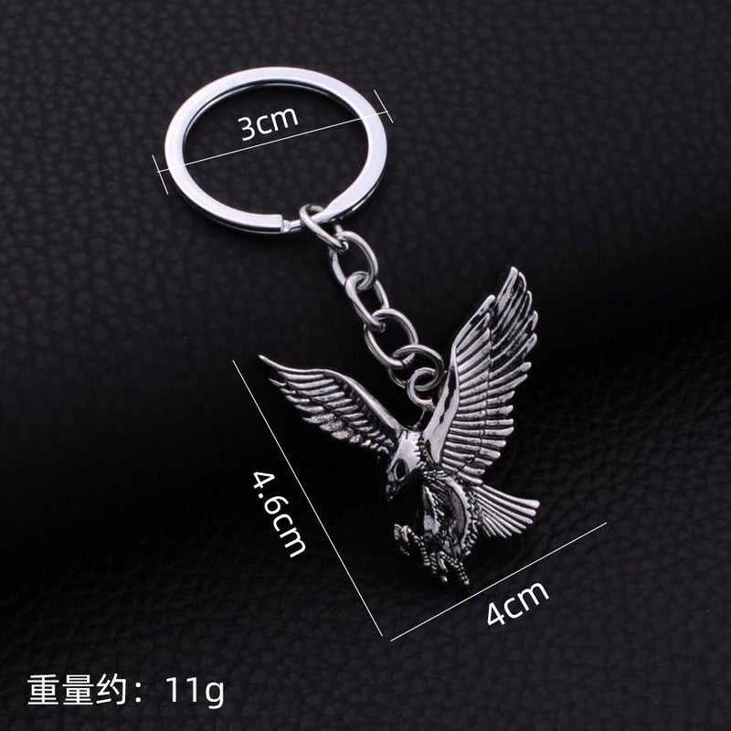 Exquisite Perfume Bottle Keychain Alloy Accessories Inlaid With Rhinestone Keychain Creative Pendant Keychain Small Gift - Image 1