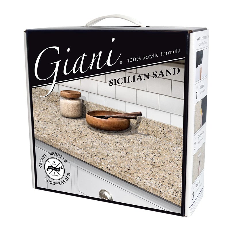 Giani Granite Countertop Paint Kit 20100 Acrylic Sicilian Sand