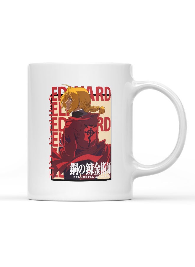 LIT كوب الفولاذي الكامل - كوب الأخوة الفولاذية الكاملة للقهوة - هدية إدوارد إيلريك - كيميائي الفولاذ - سلسلة مانغا أميستريس - Image 1