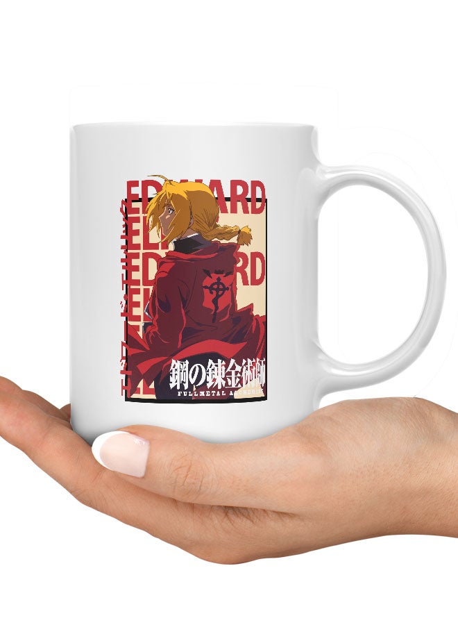 LIT كوب الفولاذي الكامل - كوب الأخوة الفولاذية الكاملة للقهوة - هدية إدوارد إيلريك - كيميائي الفولاذ - سلسلة مانغا أميستريس - Image 3