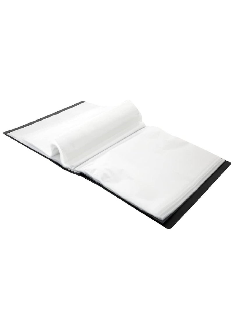 100-Pocket Display Book Black Cover