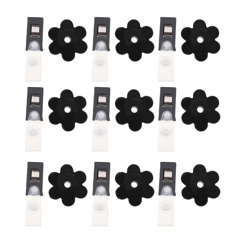 Rubber Windproof Garden Flag Clips 10pcs Outdoor Yard Flagpole Hardware - Image 2