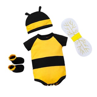 Dressy Daisy Newborn Baby Honey Bee Onesie Romper Costume Bodysuit Party Dress Up Set with Wings Socks and Hat Size 0 Months - pzsku/ZE3928CF584ABFD969B2CZ/45/1752246181/1dac6537-2d2d-4f39-9e37-27e004eeb5dd
