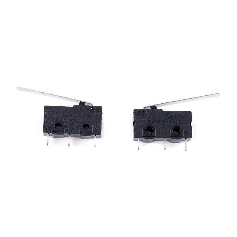 DOUKI 20Pcs Micro Limit Switch Lever Arm Long 28MM SPDT 3 Pins 3 Terminals Momentary Switch 5A 125 250VAC for Arduino - Image 3