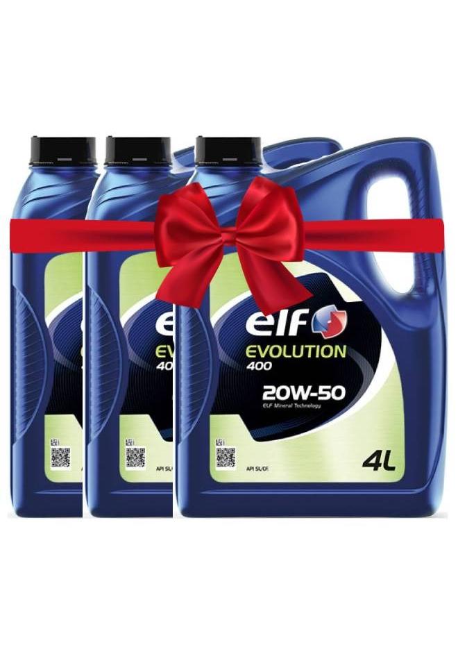 إلف مجموعه من 3 قطع EV6000 KM OLUTION 400 20W-50 - 4 لتر