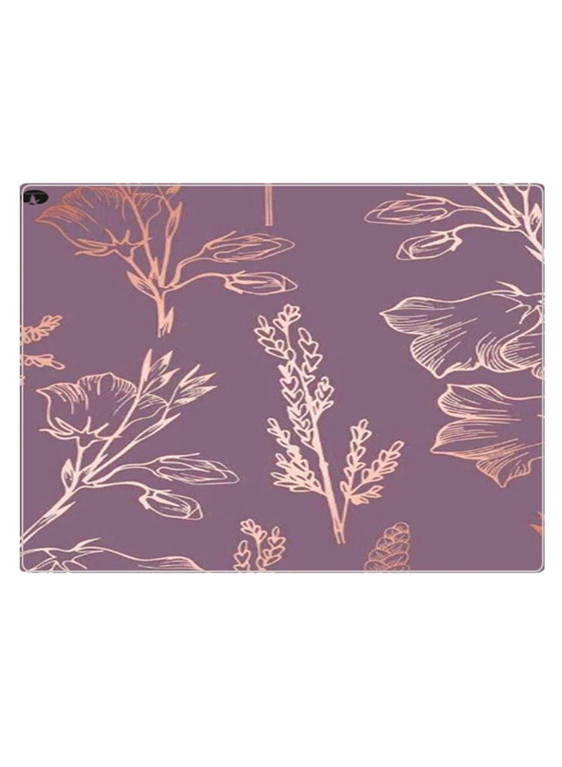 RKN Printed Anti-Slip Gaming Mouse Pad Purple/Beige