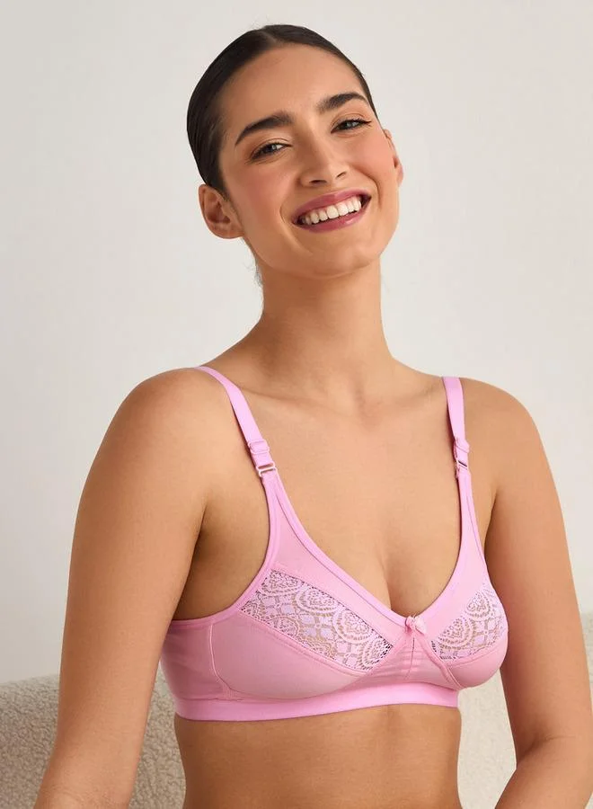 سبلاش فيڤ صدرية دانتيل بتصميم بالكونيت